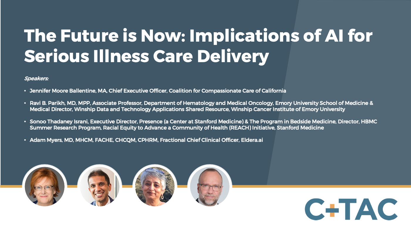 AI Serious Illness Care Delivery