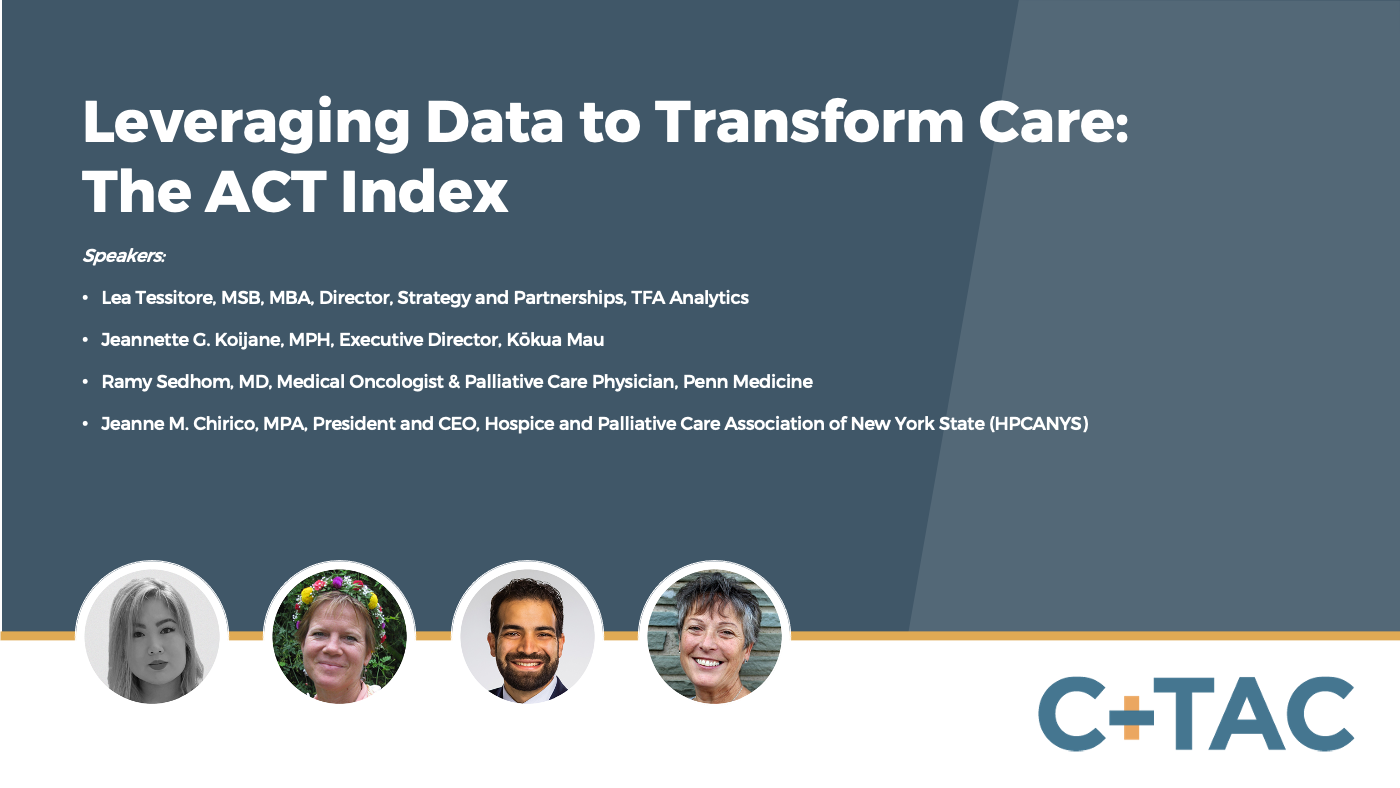Leveraging Data to Transform Care: The ACT Index